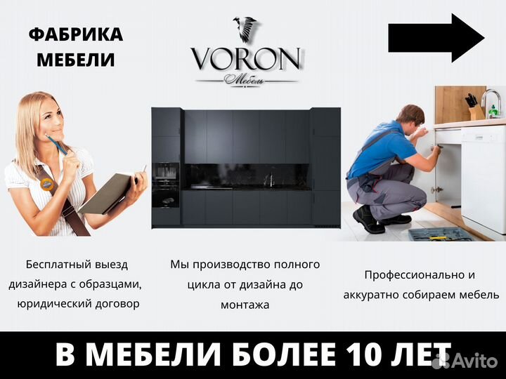 Кухня под ключ с островом