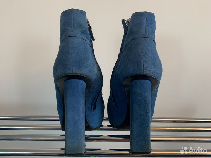 Pollini полусапоги/ ботинки / ботильоны синие