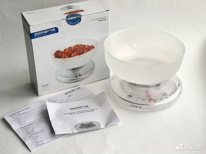 Новые кухонные весы Polaris механические