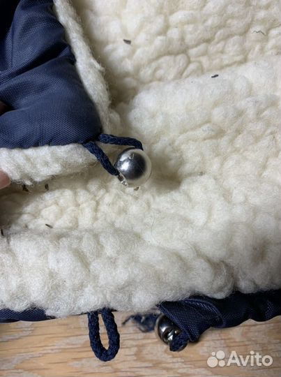 Зимний конверт в коляску на овчине