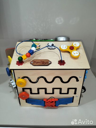 Бизиборд домик со светом большой