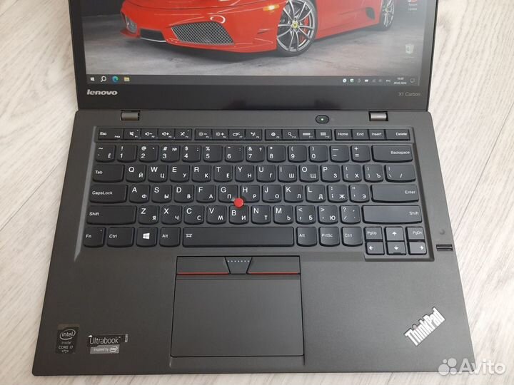 ThinkPad X1 Carbon 2.5K сенсорный i7 8/256 идеал