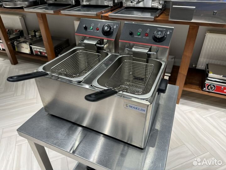 Фритюрница 4+4л Maklin