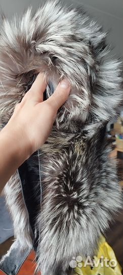 Воротник чернобурка