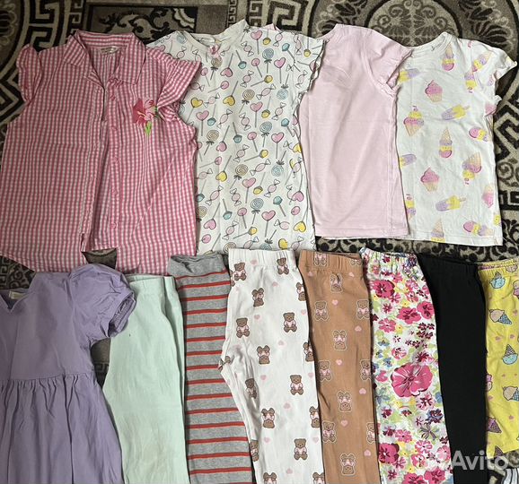 Детские вещи пакетом на девочку 98 104