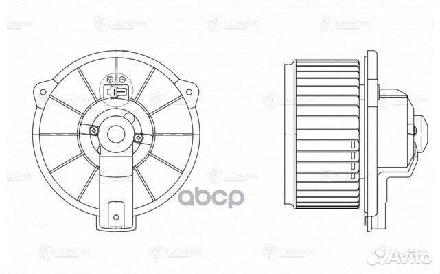 Э/вентилятор отоп. для а/м Toyota Corolla (01)