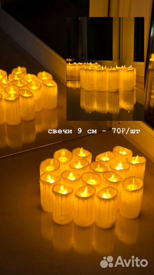 Свечи электрические в аренду