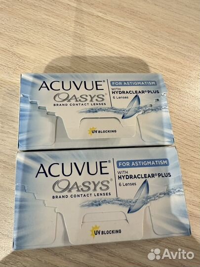 Линзы acuvue oasys for astigmatism
