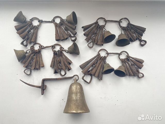 Шаманские колокольчики с костюма шамана 18-19 век