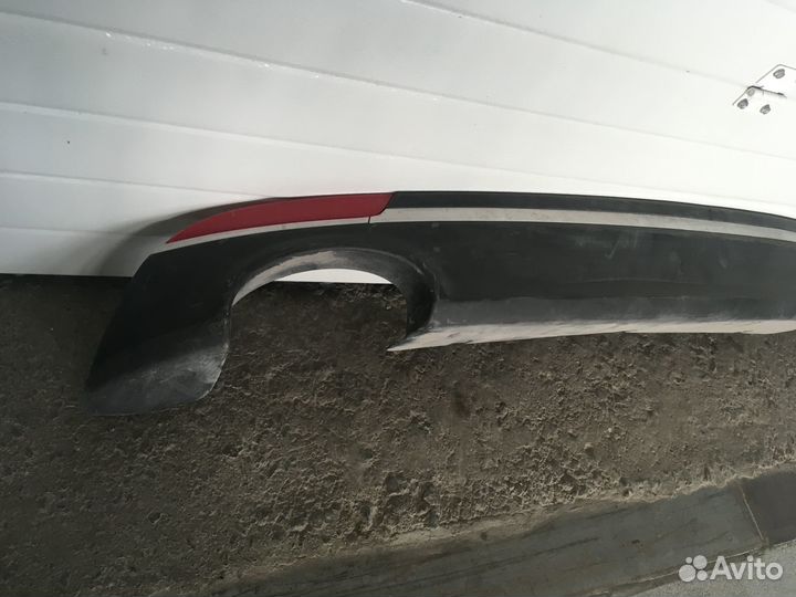 Накладка (юбка) заднего бампера нижняя Kia Optima