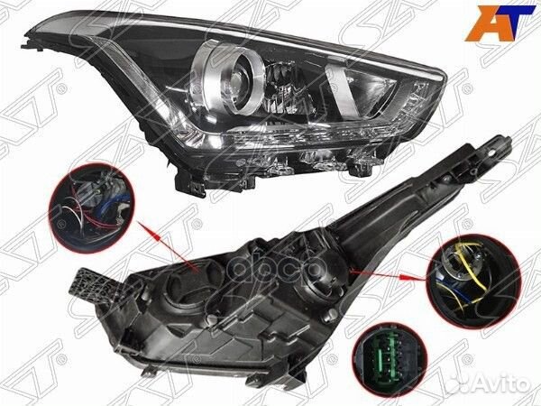 Фара Hyundai Creta 15-20 (Справа) ST-121-1112R Sat