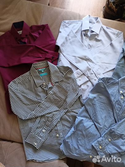 Рубашки в школу128, состояние отличное