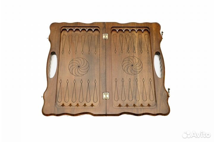 Нарды резные Цветок свободы 41 х 46 см бук Армения 62672