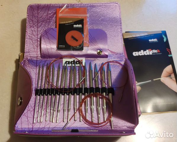 Спицы для вязания Addi Click Lace-Long Tips