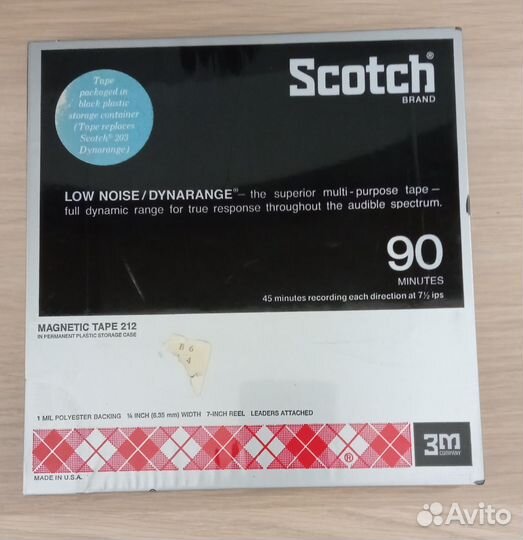 Магнитная лента Scotch 212 550 m/18 катушка