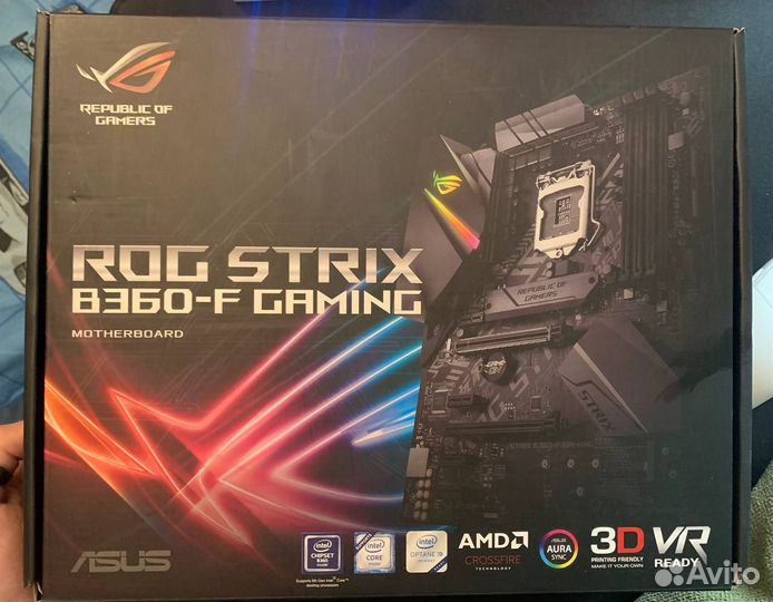 Материнская плата Asus Rog Strix b360-f gaming