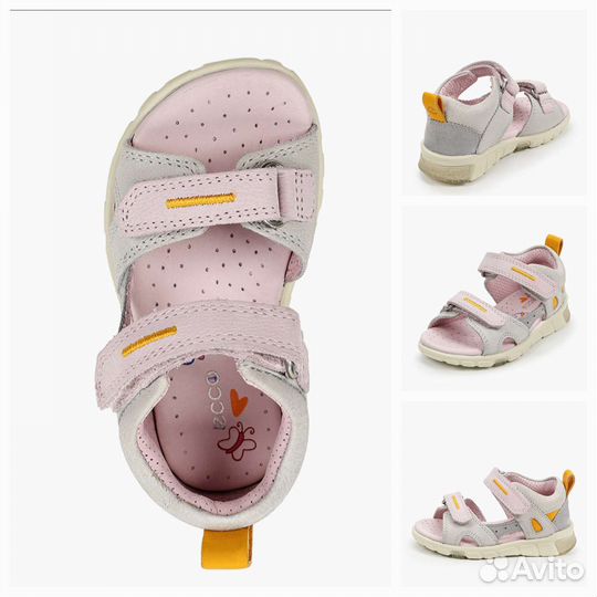 Сандалии ecco mini stride sandal 24 25 26