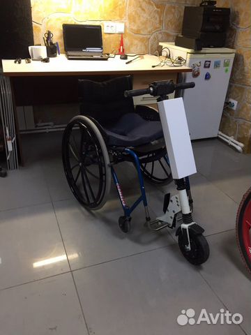Электроприставка для инвалидной коляски