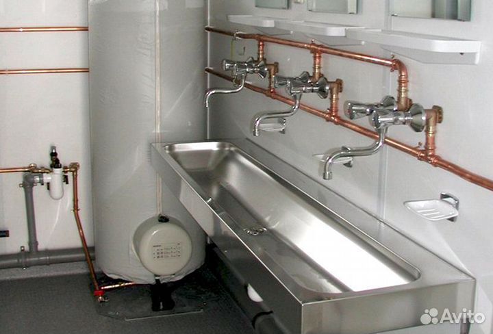 Быстровозводимое здание с санузлом с ндс