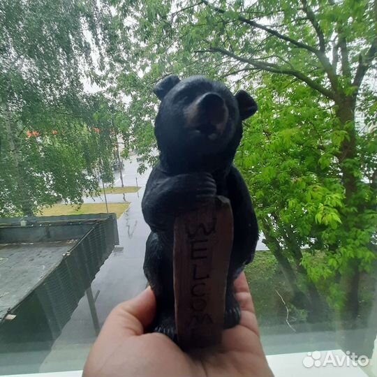 Статуэтка для интерьера Медведь Welcome. Мишка