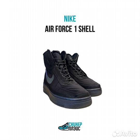 Кроссовки Nike Air Force 1 High Shell (Black)