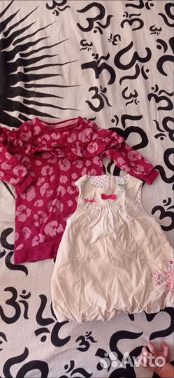 Одежда пакетом для девочки 68-74-80