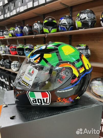 Шлем AGV K3 SV TOP - tartaruga S MS