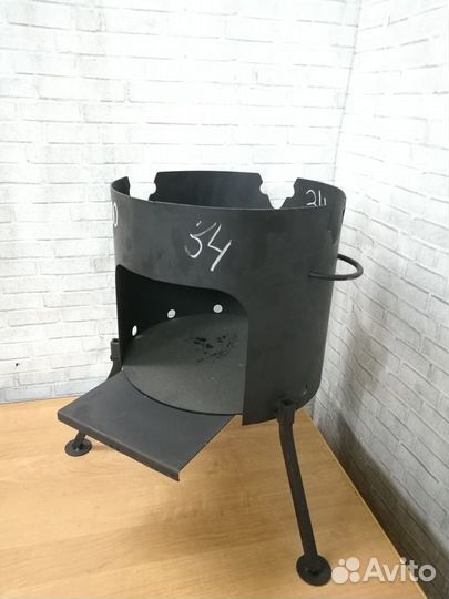 Печь под казан 340 мм (под казан 8-10 л) сталь