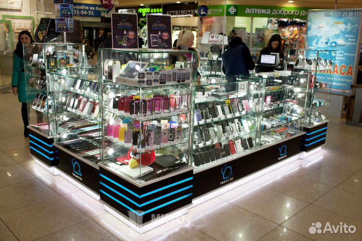 Торговый остров для мобильных аксессуаров