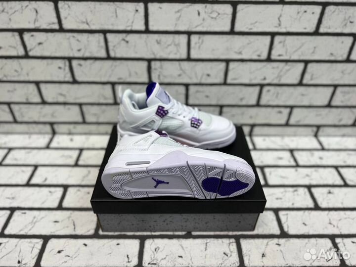 Кроссовки Nike Air Jordan 4 Purple Metallic