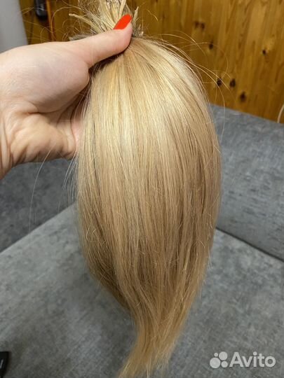 Волосы для наращивания натуральные бу 35-40 см