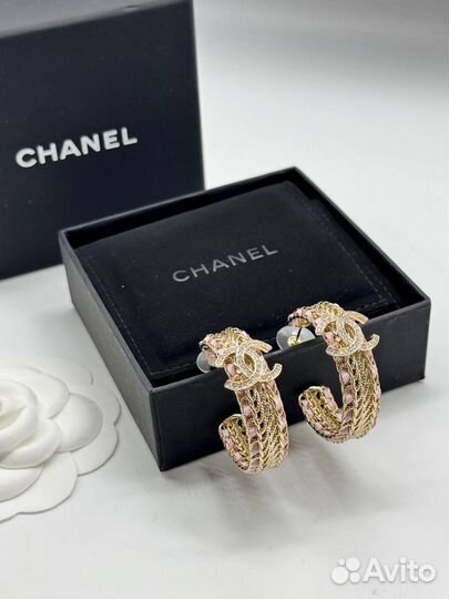 Серьги chanel
