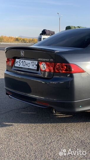 Лип спойлер Honda Accord 7