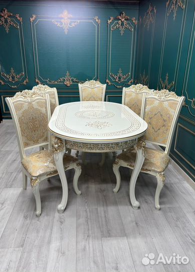 Комплект стол 6 стульев
