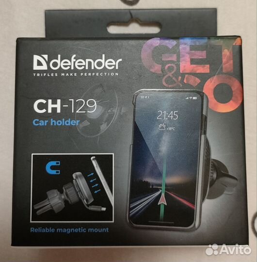 Держатель для телефона defender ch-129