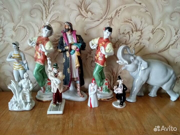 Фарфоровые статуэтки времен СССР