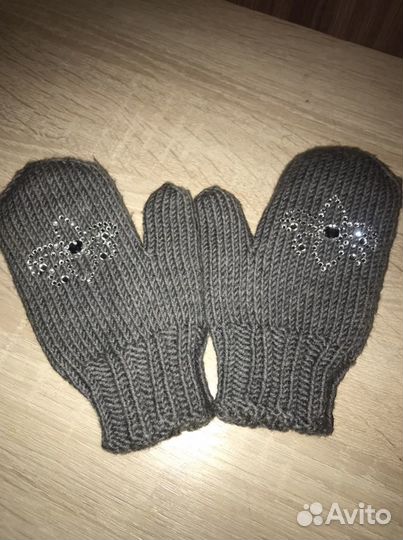 Комплект шапка, шарф,варежки