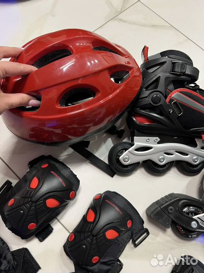 Роликовые коньки детские 31-36 р Reaction