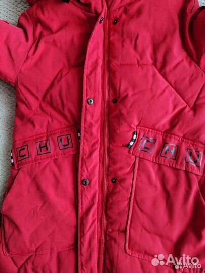 Куртка парка подростковая 158 jan steen зима