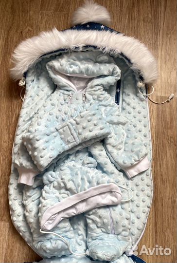 Конверт на выписку зимний