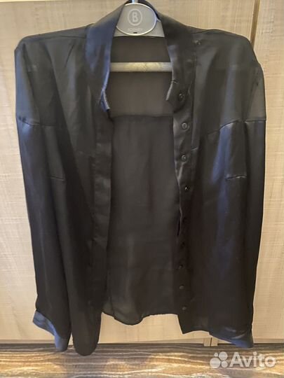 Рубашка женская атласная