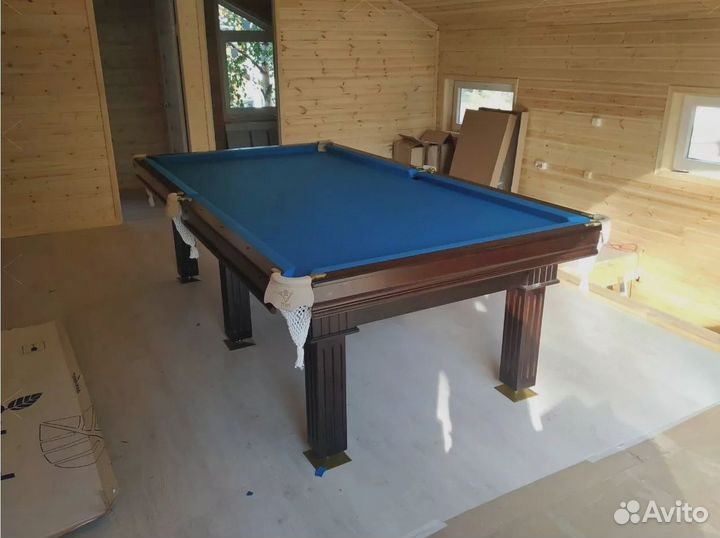 Бильярдный стол Домашний Люкс сланец