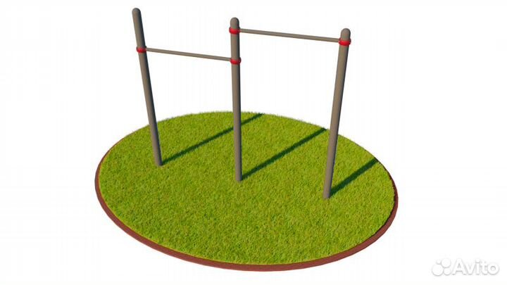 T-002 Турник классический двойной D108 Металл