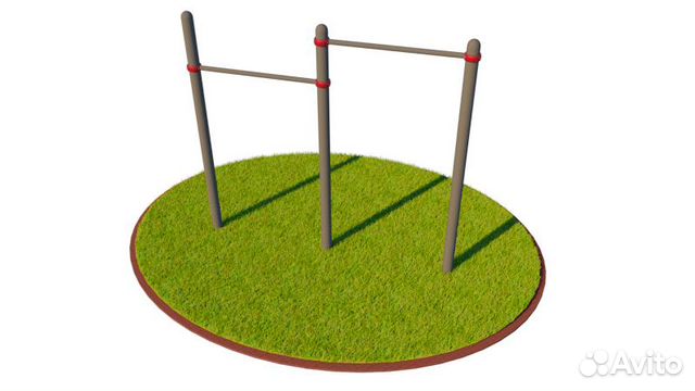 T-002 Турник классический двойной D108 Металл