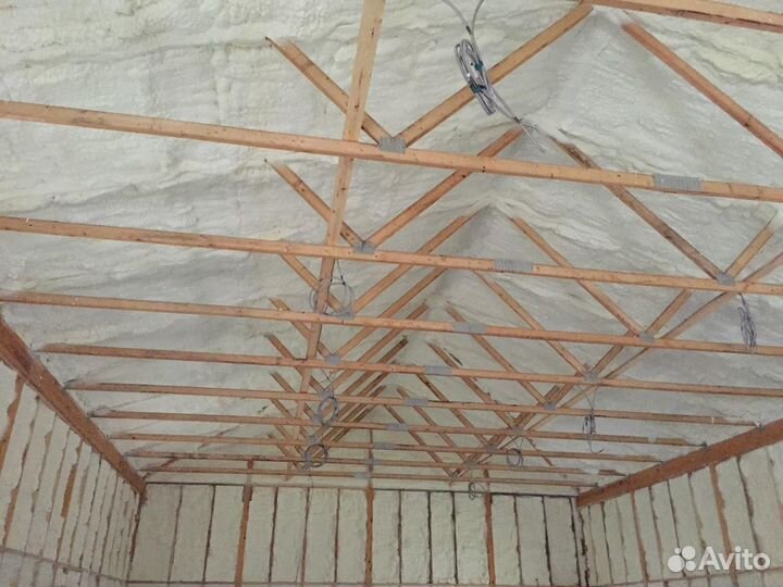 Утепление пенополиуретаном потолка дома