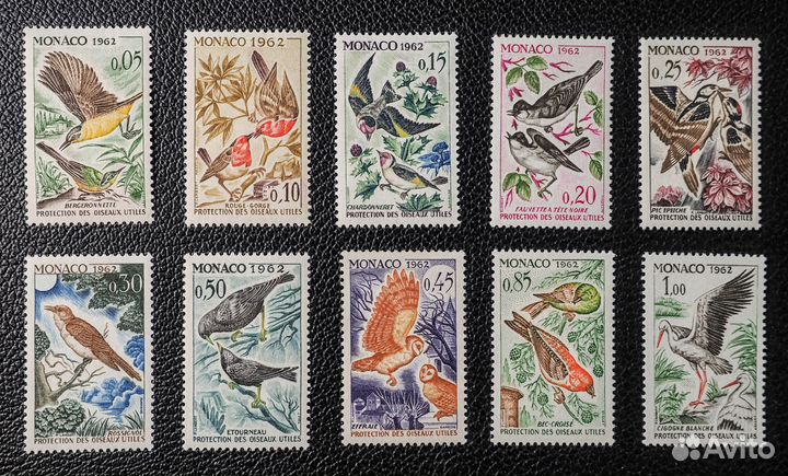 Марки не гашеные фауна 3