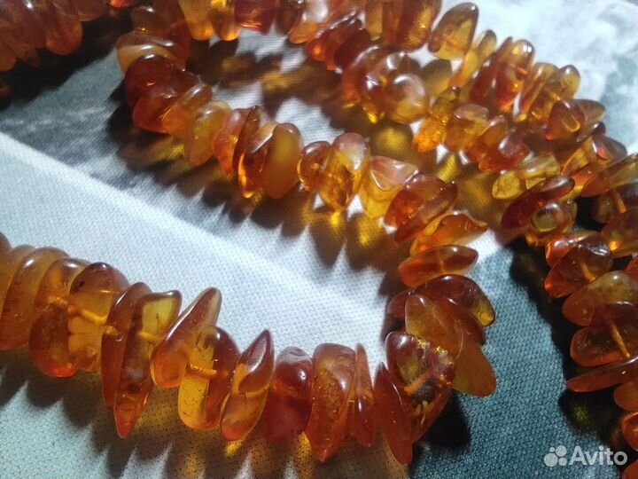 Янтарные бусы натуральные СССР