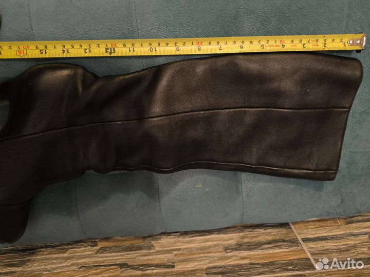 Сапоги женские кожаные демисезон