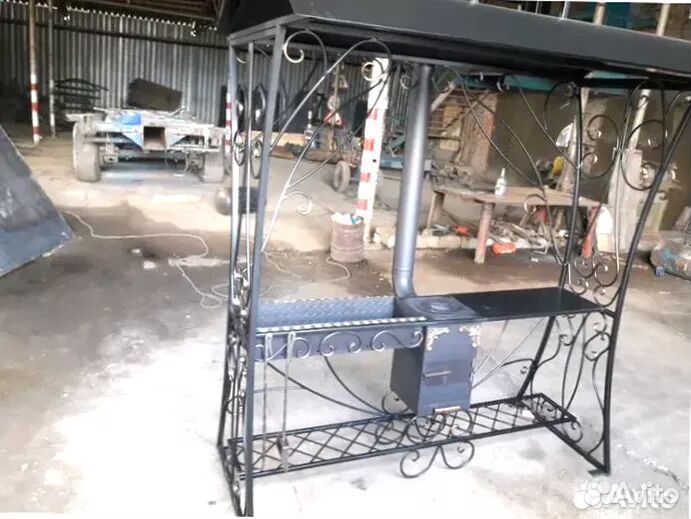 Мангал С крышей