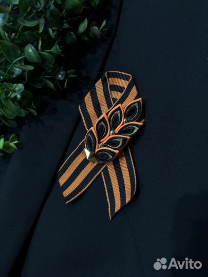 Георгиевская лента ручной работы